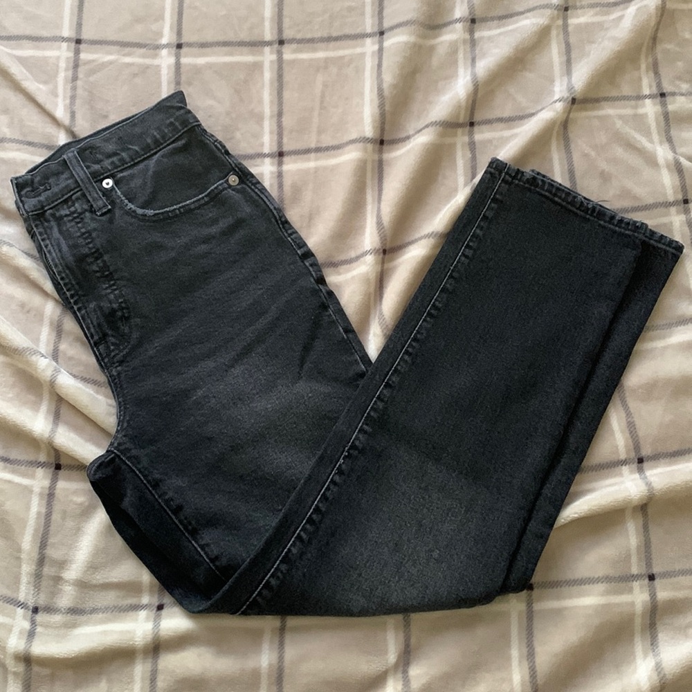 Madewell Black Perfect Vintage Jeans // Size 25